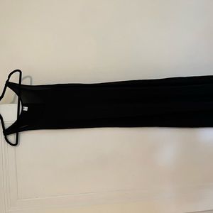 Soft black maxi dress